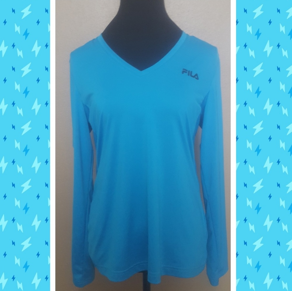 Fila stretch dry fit shirt sz L